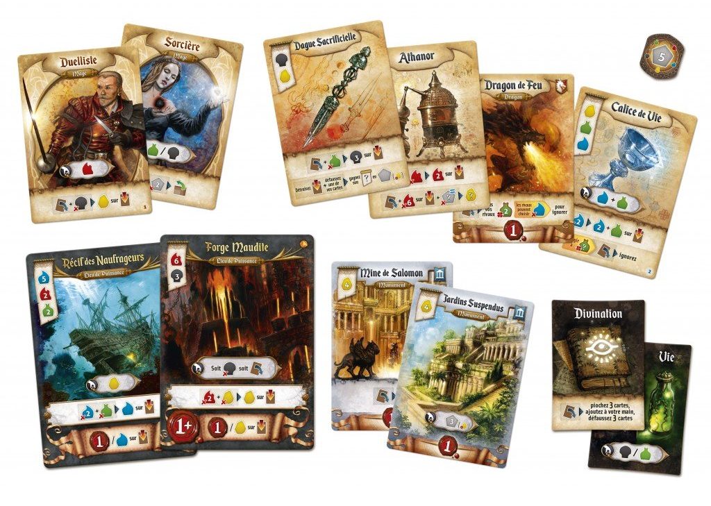 Jeudice - Sand Castle Games - Res Arcana - Cartes