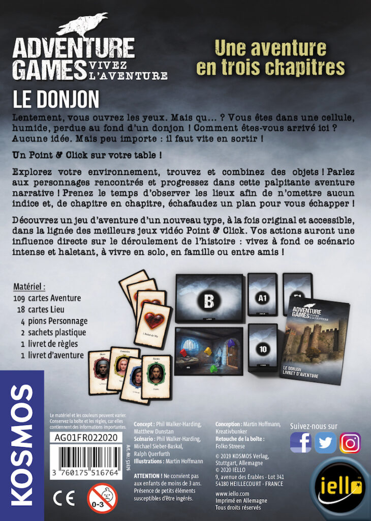 Jeudice - Iello - Adventure Games Le Donjon