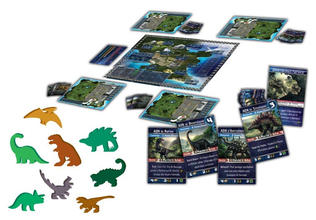 Jeudice - Ninth Haven Games - La boite de jeu - Dinogenics