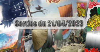 Les Sorties des Jeux de Société du 21 Avril 2023