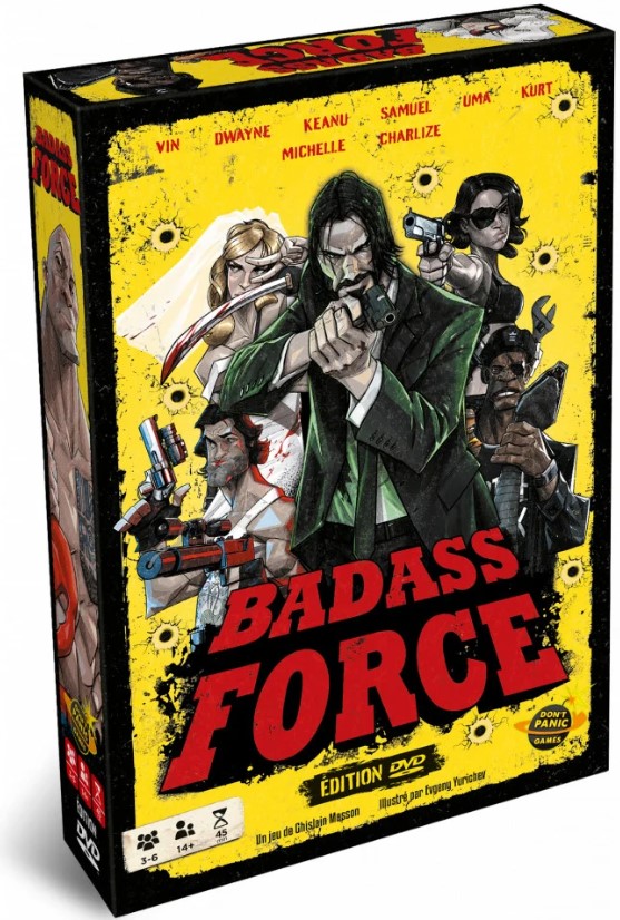 Jeudice - Don't Panic Games - Badass Force : Edition DVD - Jeu de Société