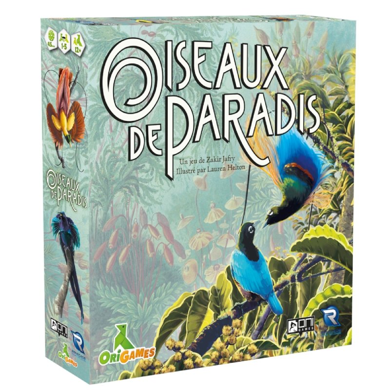 Jeudice - Origames - Renegade Games - Oiseaux de Paradis - Jeu de Société