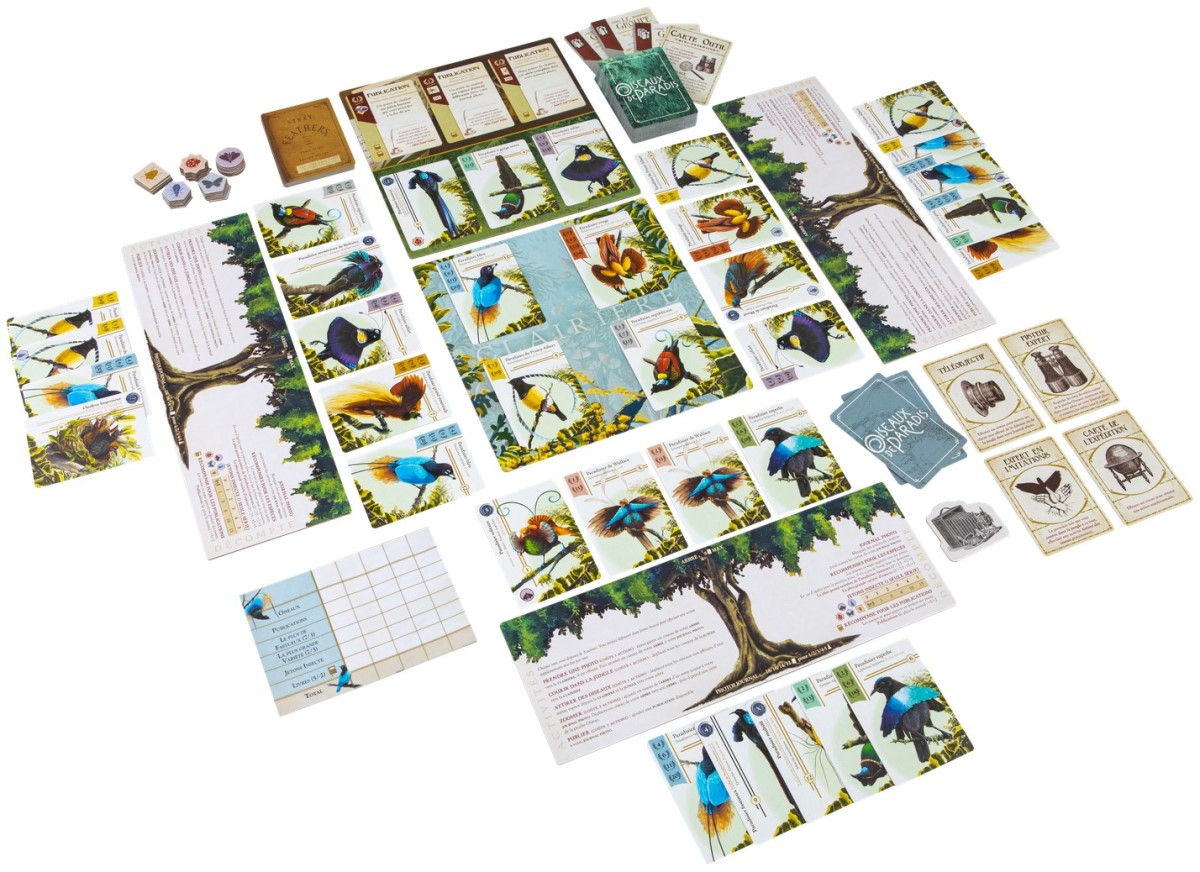 Jeudice - Origames - Renegade Games - Oiseaux de Paradis - Jeu de Société