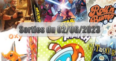 Les Sorties des Jeux de Société du 02 Juin 2023