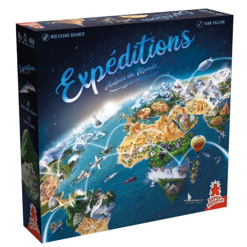 Jeudice - Super Meeple - (Express) - Expéditions Autour du Monde - Jeu de Société