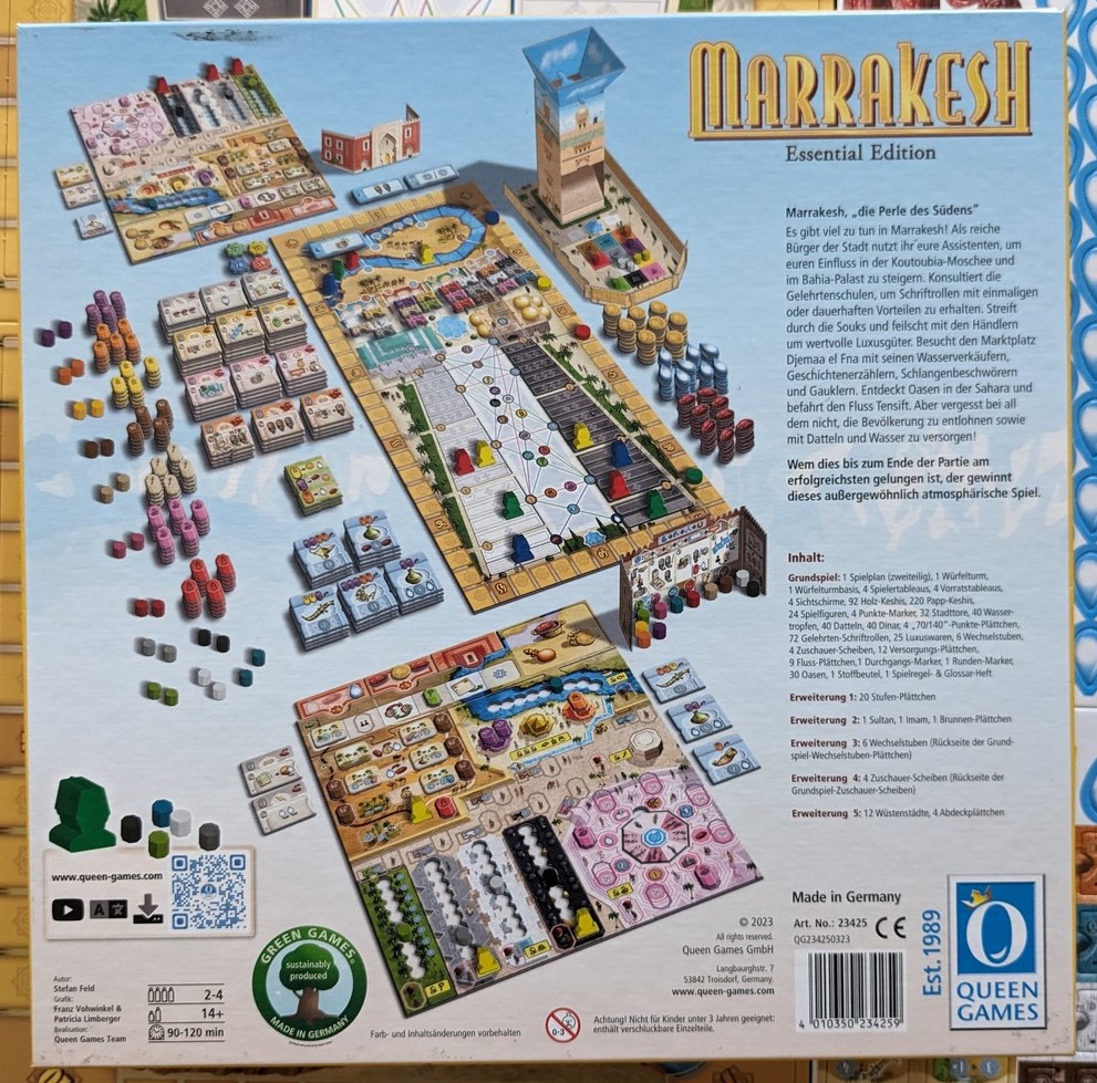 Jeudice - Queen Games - Atalia - Marrakesh - Essential Edition - Jeu de Société