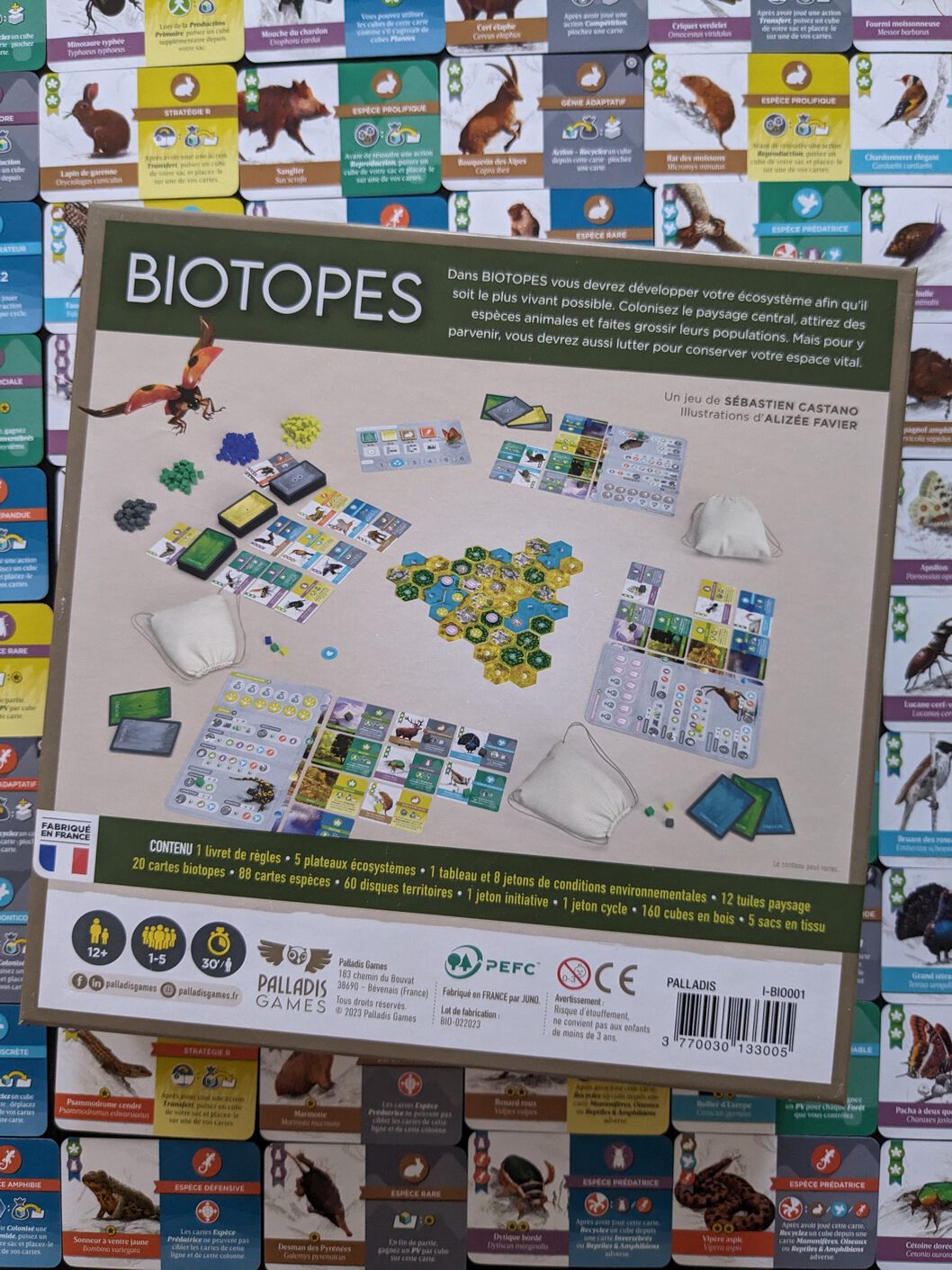 Jeudice - Palladis Games - Biotopes - Jeu de Société