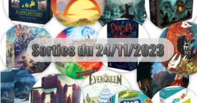 Les Sorties des Jeux de Société du 24 novembre 2023