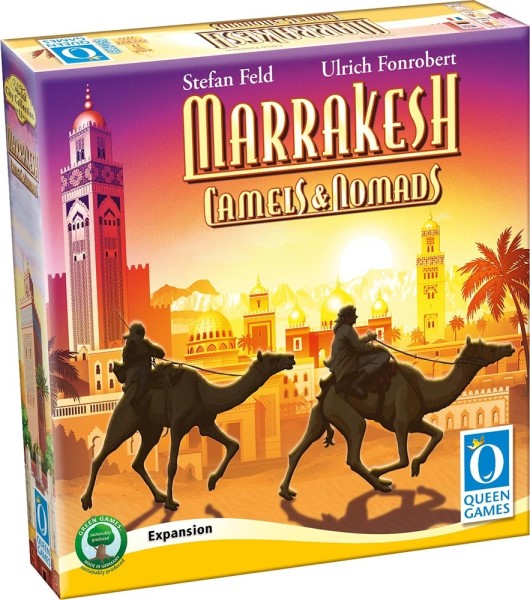 Jeudice - Atalia - Queen Games - Marrakesh - Extension - Camels & Nomads - Jeu de Société