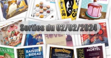 Les Sorties des Jeux de Société du 02 Février 2024