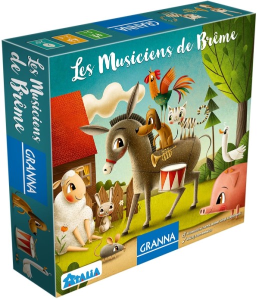 Jeudice - Grana - Atalia - Les Musiciens de Brême - Jeu de Société