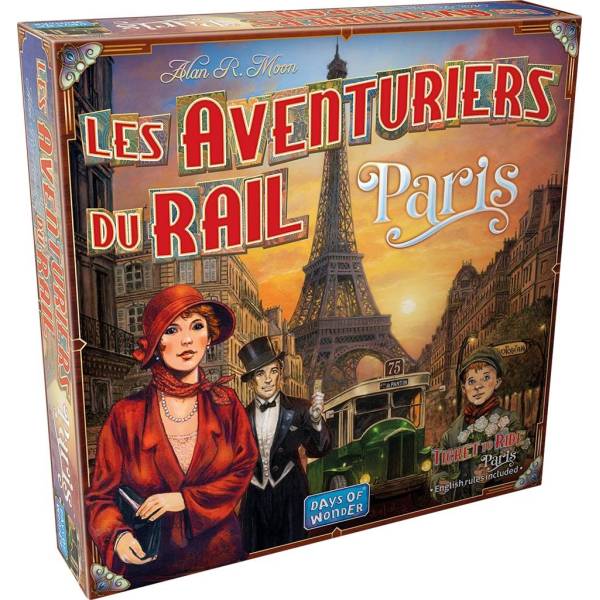 Jeudice - Days Of Wonder - Les Aventuriers du Rail - Collection Cities - Paris - Jeu de Société