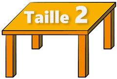 Jeudice - Taille - Table - 2