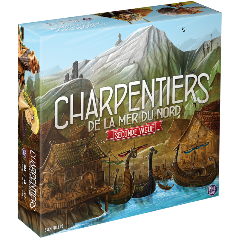 Jeudice - Pixie Games - Charpentiers de la Mer du Nord Seconde Vague - Jeu de Société