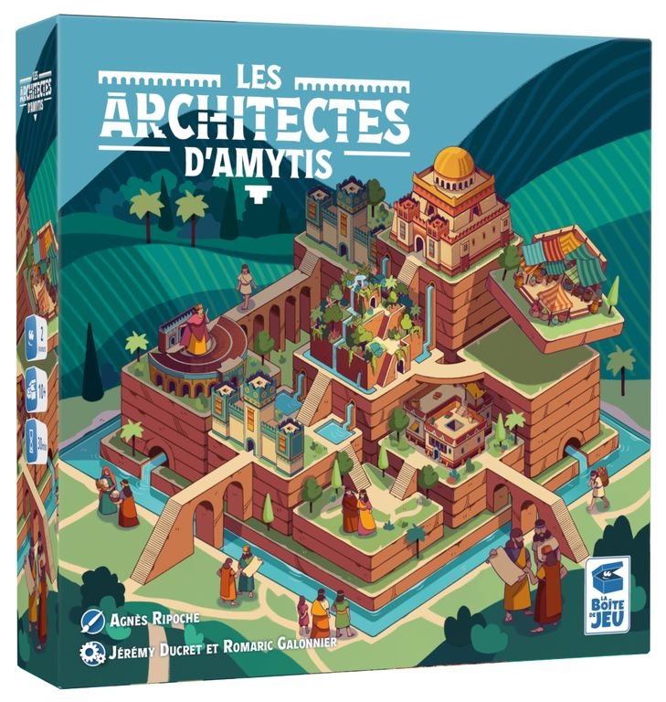 Jeudice - La boite de Jeu - Les Architectes d'Amytis - Jeu de Société