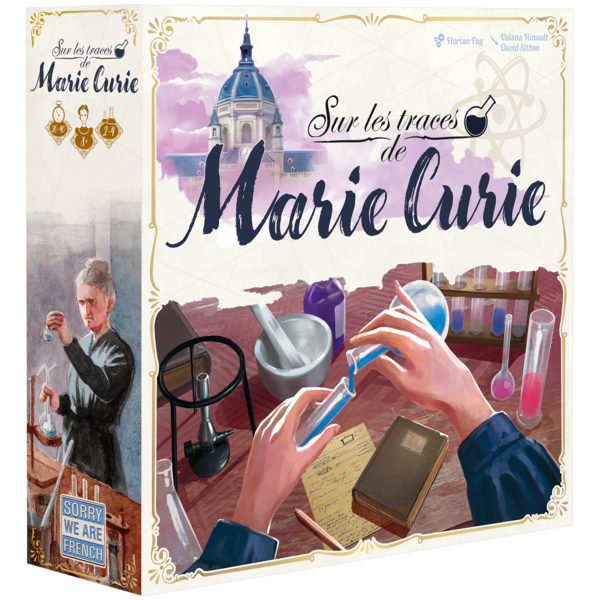 Jeudice - Sorry We Are French - Marie Curie - Jeu de Société