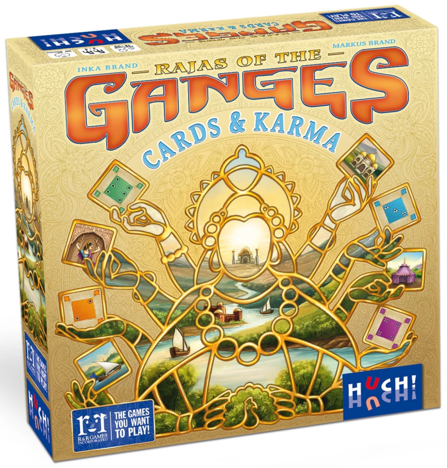 Jeudice - Atalia - Hutch - Rajas of the Ganges - Cards & Karma - Jeu de Société