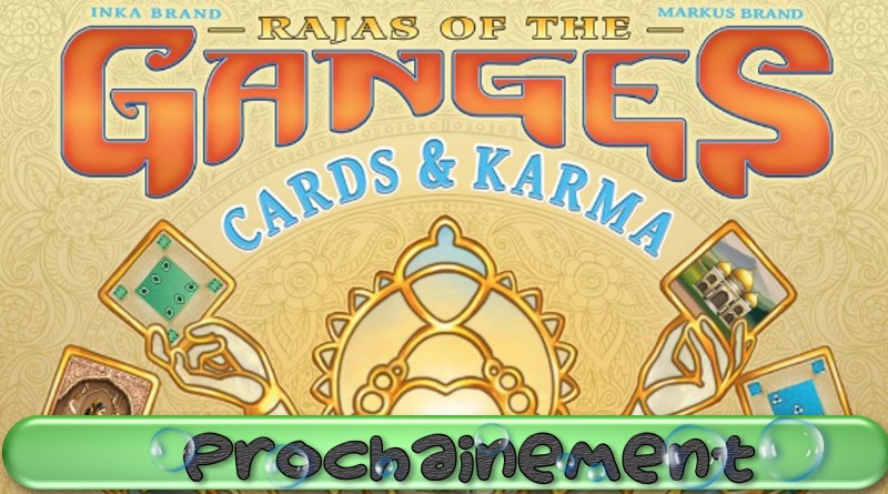 Jeudice - Atalia - Hutch - Rajas of the Ganges - Cards & Karma - Jeu de Société