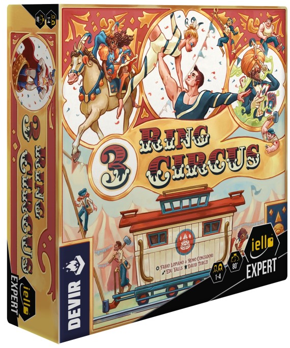 Jeudice - Iello - Devir - 3 Ring Circus - Jeu de Société