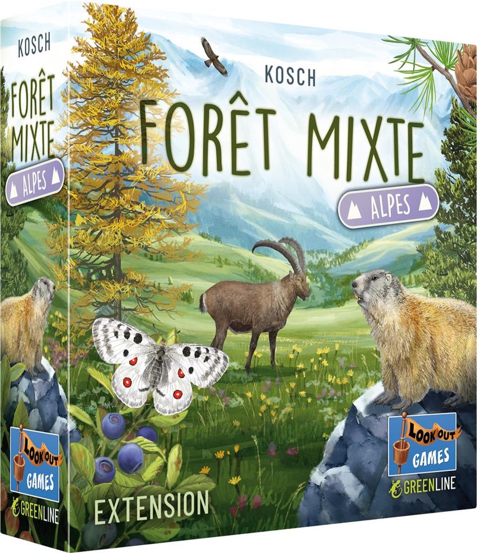 Jeudice - Lookout Games - Forêt Mixte - Extension - Alpes - Jeu de Société