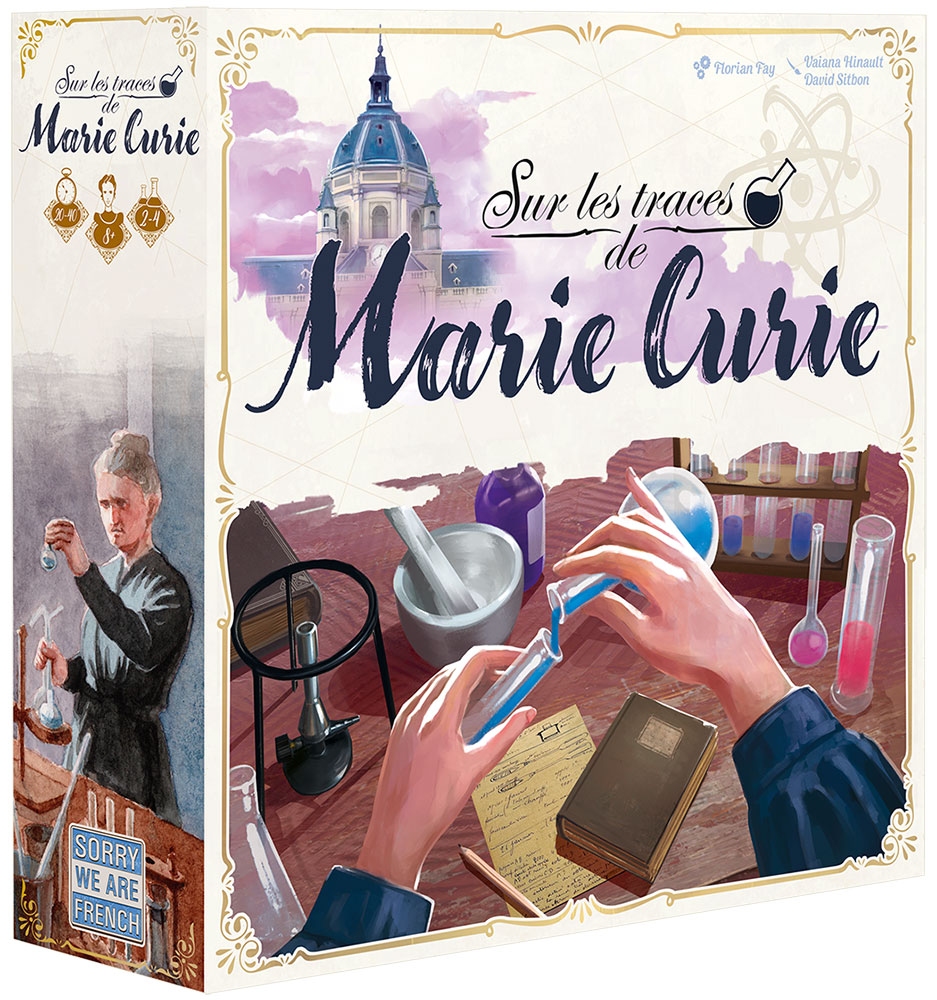 Jeudice - Sorry We Are French - Sur Les Traces de Marie Curie - Jeu de Société