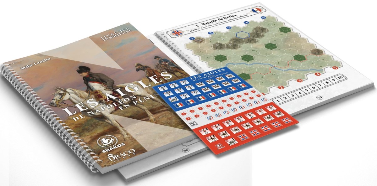 Jeudice - Shakos - Livre Jeu Solitaire - Les Aigles de Napoléon en péninsule