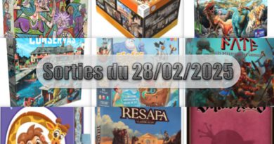 Les Sorties des Jeux de Société du 28 Février 2025